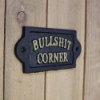 Picture of Bullshit Corner-skylt 