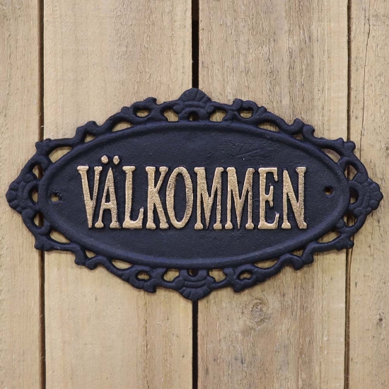 Picture of Välkommenskylt med bård